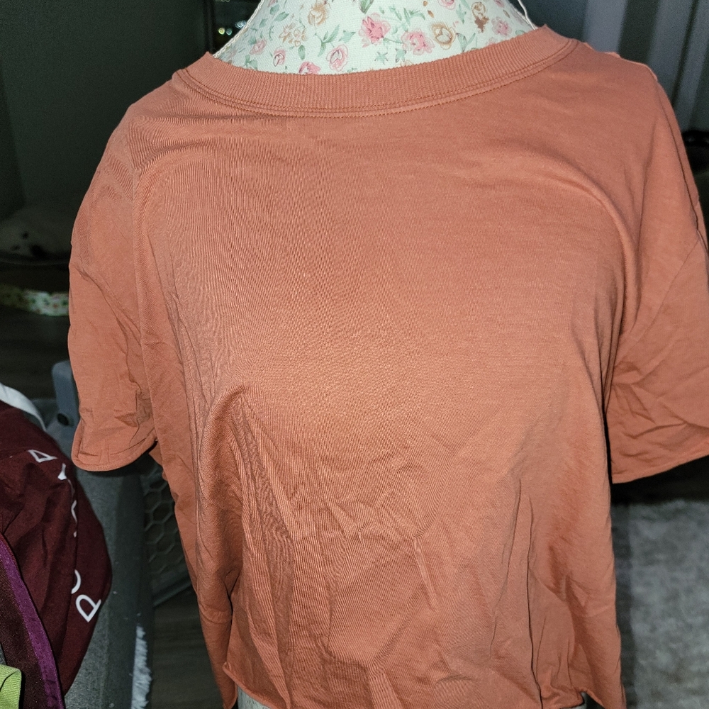 NWT Wild Fable Women's Short Sleeve Top in Rust